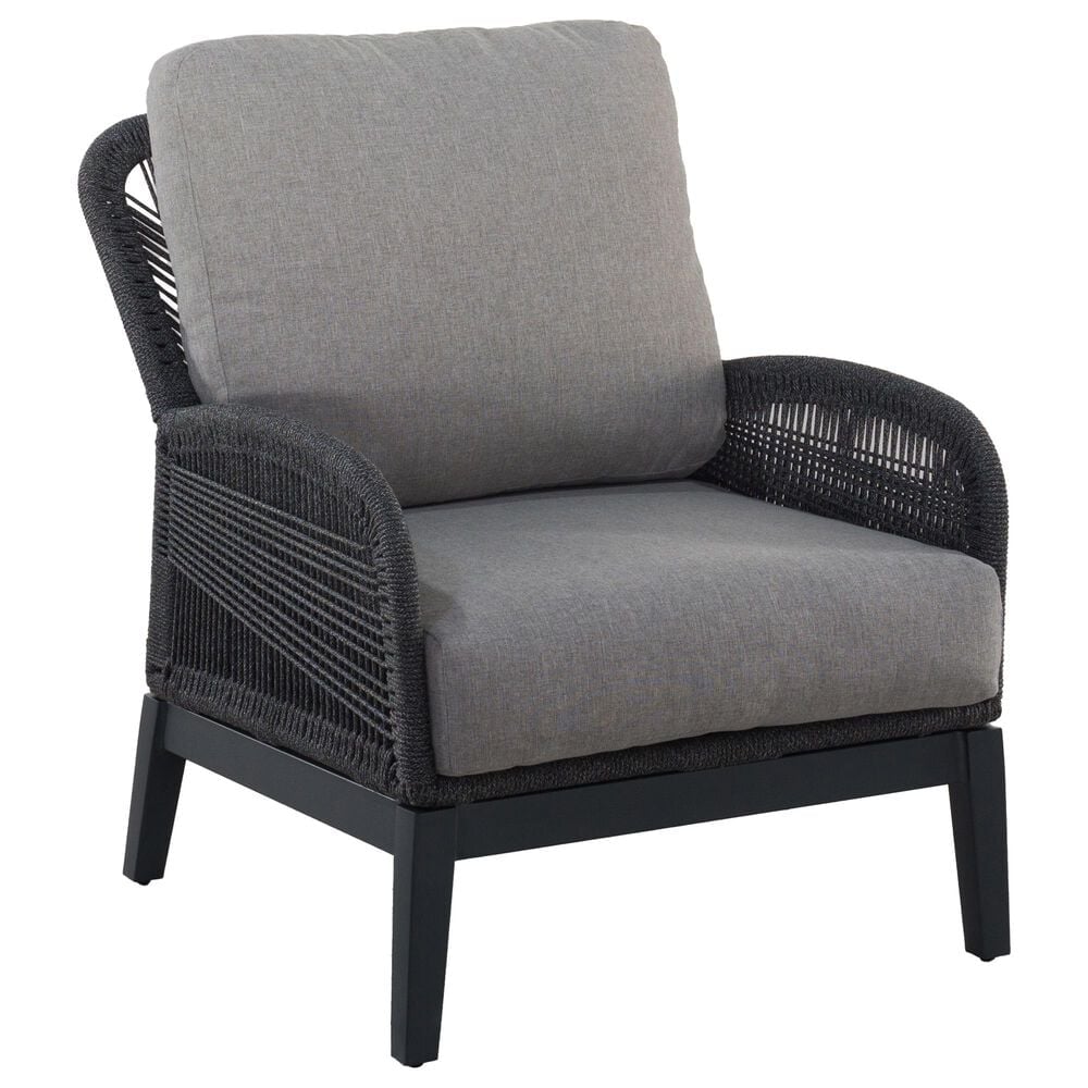 GatherCraft Cyrus Patio Club Chair with Cushion in Mystic Taupe, , large