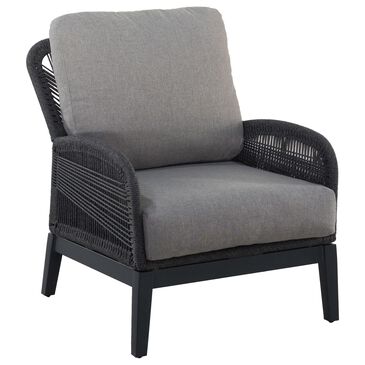GatherCraft Cyrus Patio Club Chair with Cushion in Mystic Taupe, , large