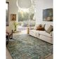 Loloi II Anniston Lagoon and Multicolor 6" x 9" Area Rug, , large