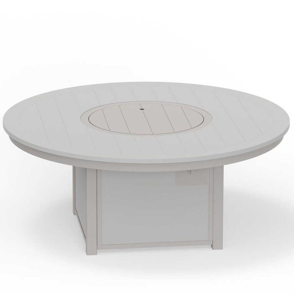 Telescope St Catherines 54" Round Fire Table in Warm Grey, , large