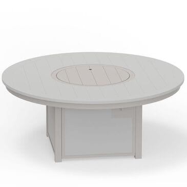Telescope St Catherines 54" Round Fire Table in Warm Grey, , large