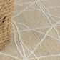 RIZZY Quinn Striped Brown and Taupe 5" x 7"6" Area Rug, , large