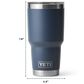 YETI Rambler 30 Oz Tumbler with MagSlider Lid in Solar Flare, , large