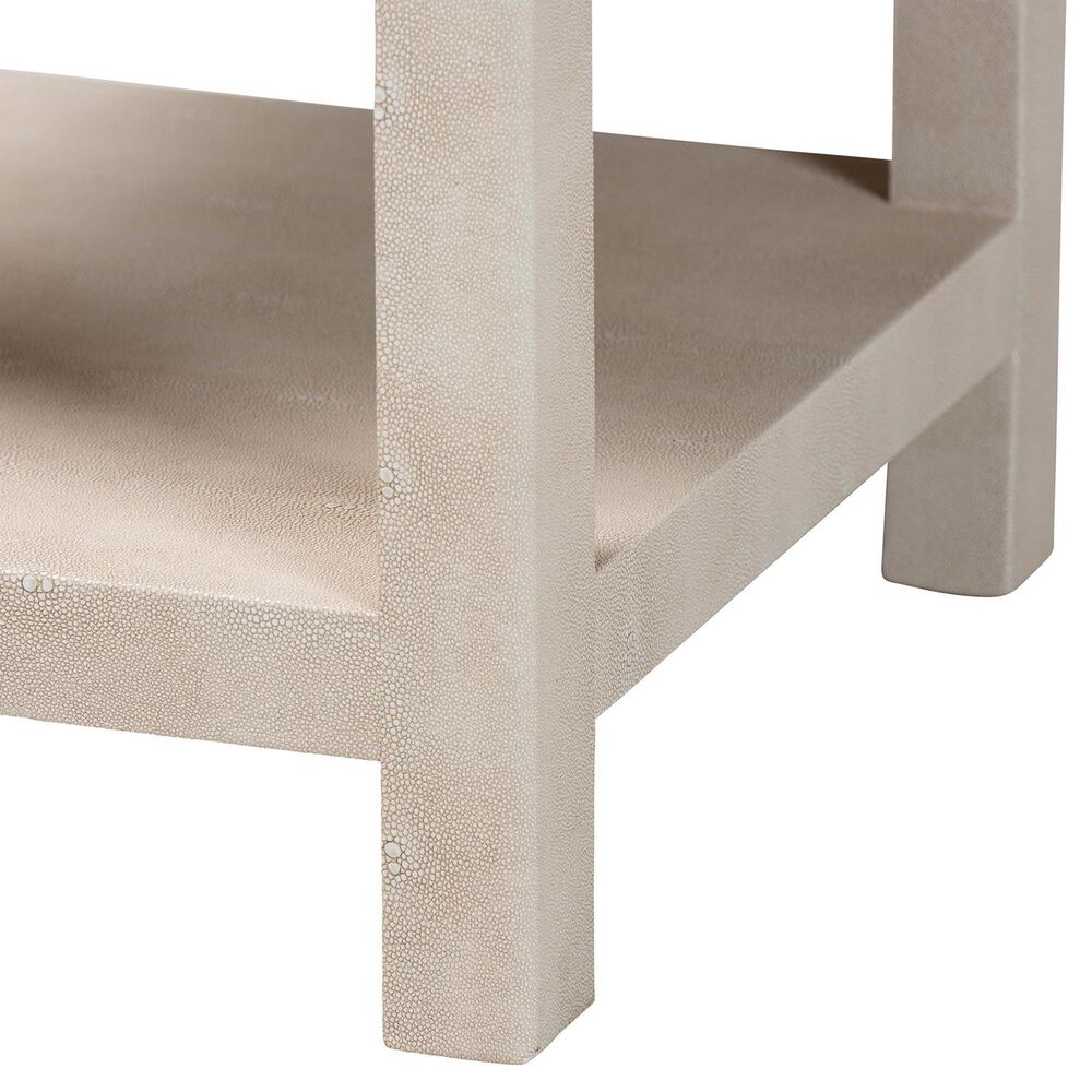 Baxton Studio Dansby 1-Drawer End Table in Beige, , large