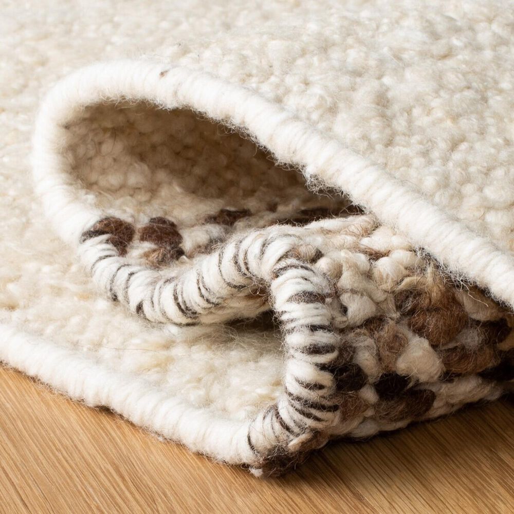 Safavieh Natura NAT321A NAT321A 2&#39;3&quot; x 8&#39; Ivory and Brown Runner, , large