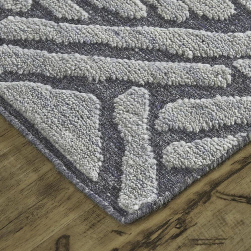 Feizy Norah 6060L 7&#39;9&quot; x 9&#39;9&quot; Light Blue and Dark Gray Area Rug, , large