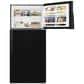 Whirlpool 28" Wide 14 Cu. Ft. Top Freezer Refrigerator in Black, , large