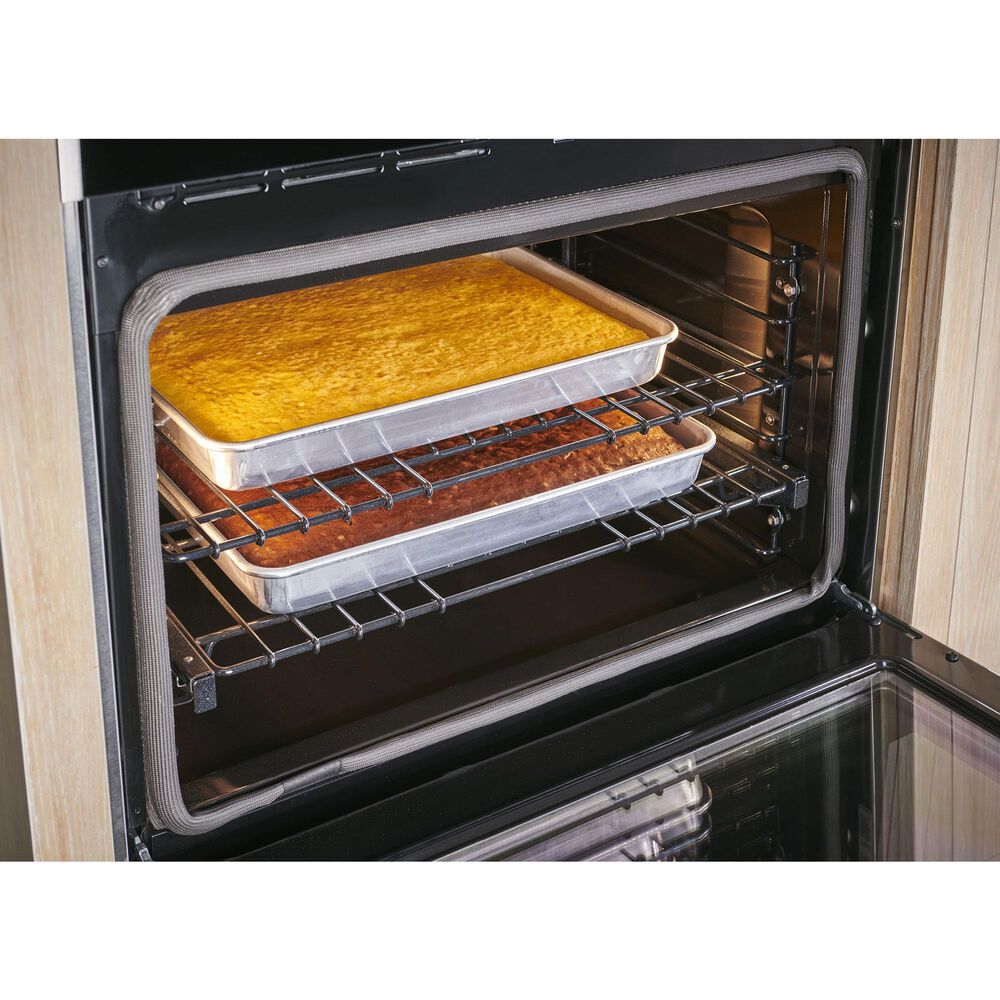 Monogram Statement 30&quot; Smart French Door Electric Single Wall Oven in Stainless Steel, , large