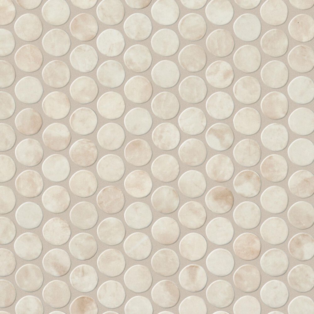 Shaw Embrace Sand Wash 10.63" x 11.88" Glass Mosaic Sheet, , large