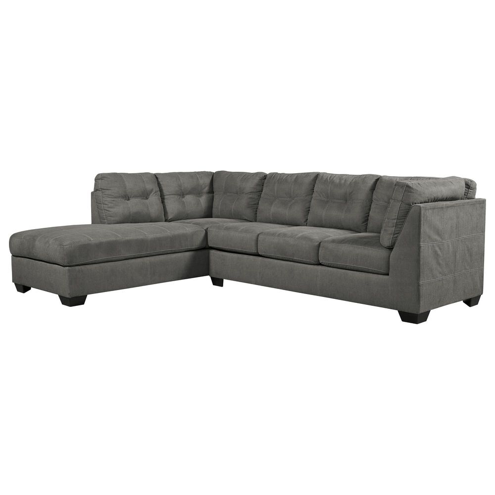 Ashley Pitkin 2-Piece Left Facing Sectional with Chaise in Slate, , large