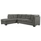 Ashley Pitkin 2-Piece Left Facing Sectional with Chaise in Slate, , large
