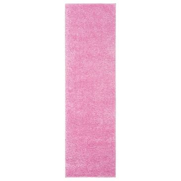 Safavieh August Shag 2"3" x 6" Pink Runner, , large