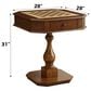 HOMLUX Bishop 2-Drawer Game Table in Cherry, , large