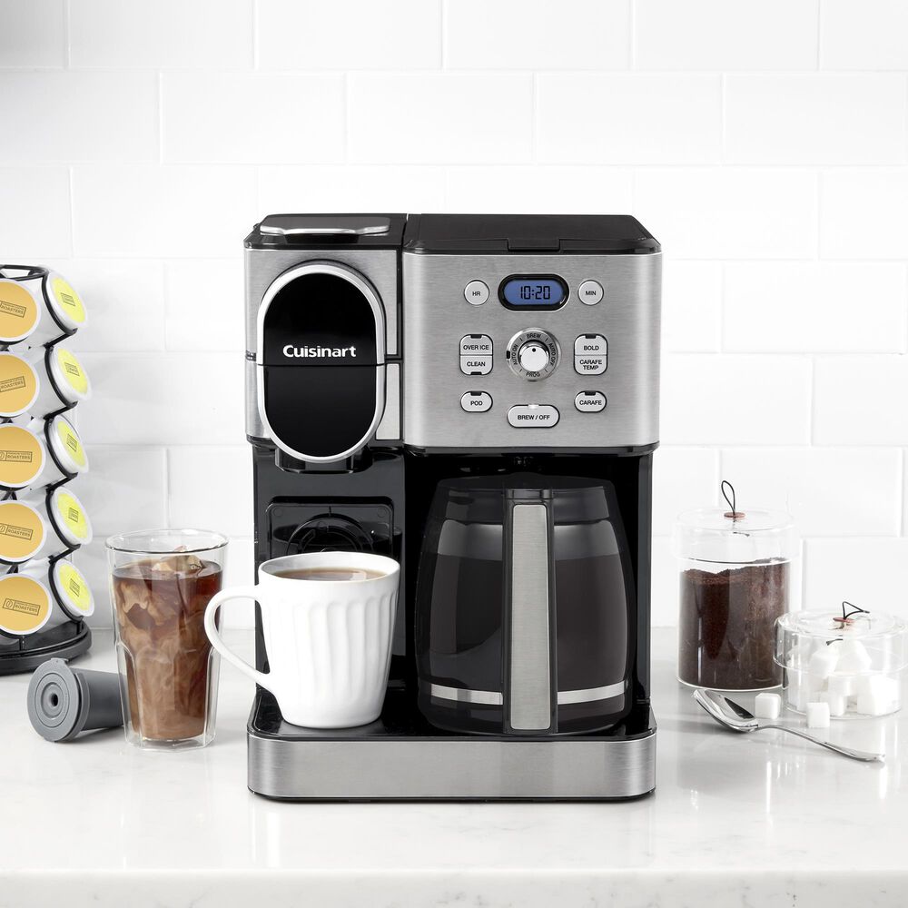 Cuisinart 12-Cup Coffee Center 2-In-1 Coffeemaker in Stainless Steel, , large