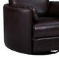 Simeon Collection Radius Manual Swivel Glider Recliner in Hickory Brown, , large