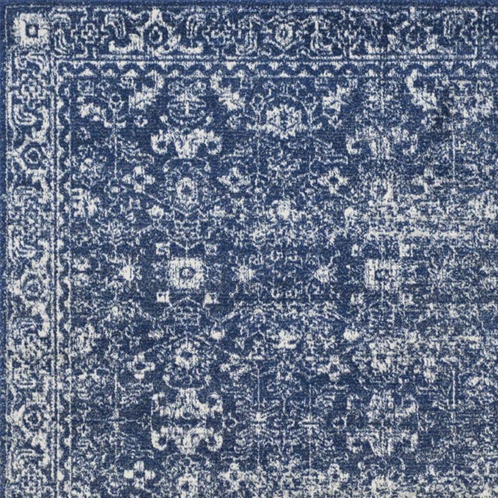Safavieh Evoke EVK270A 2&#39;2&quot; x 5&#39; Navy and Ivory Runner, , large