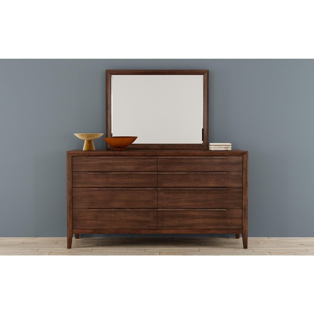A-America Ralston Mirror in Dark Amber, , large