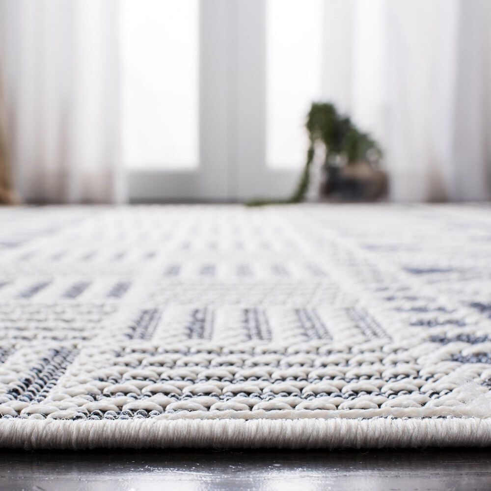 Safavieh Bermuda 8&#39; x 10&#39; Cream and Navy Indoor/Outdoor Area Performance Rug, , large