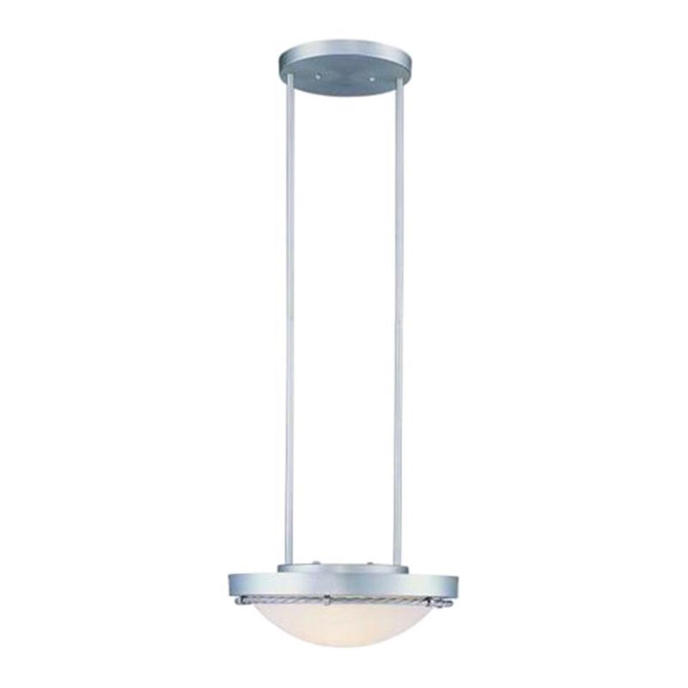 Lite Source Easton 3 light Pendants in Satin Steel and Cloud Glass, , large