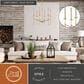 Vaxcel Kedzie 6-Light Chandelier in Natural Brass, , large