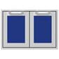 Hestan 42" Double Storage Door in Blue, , large