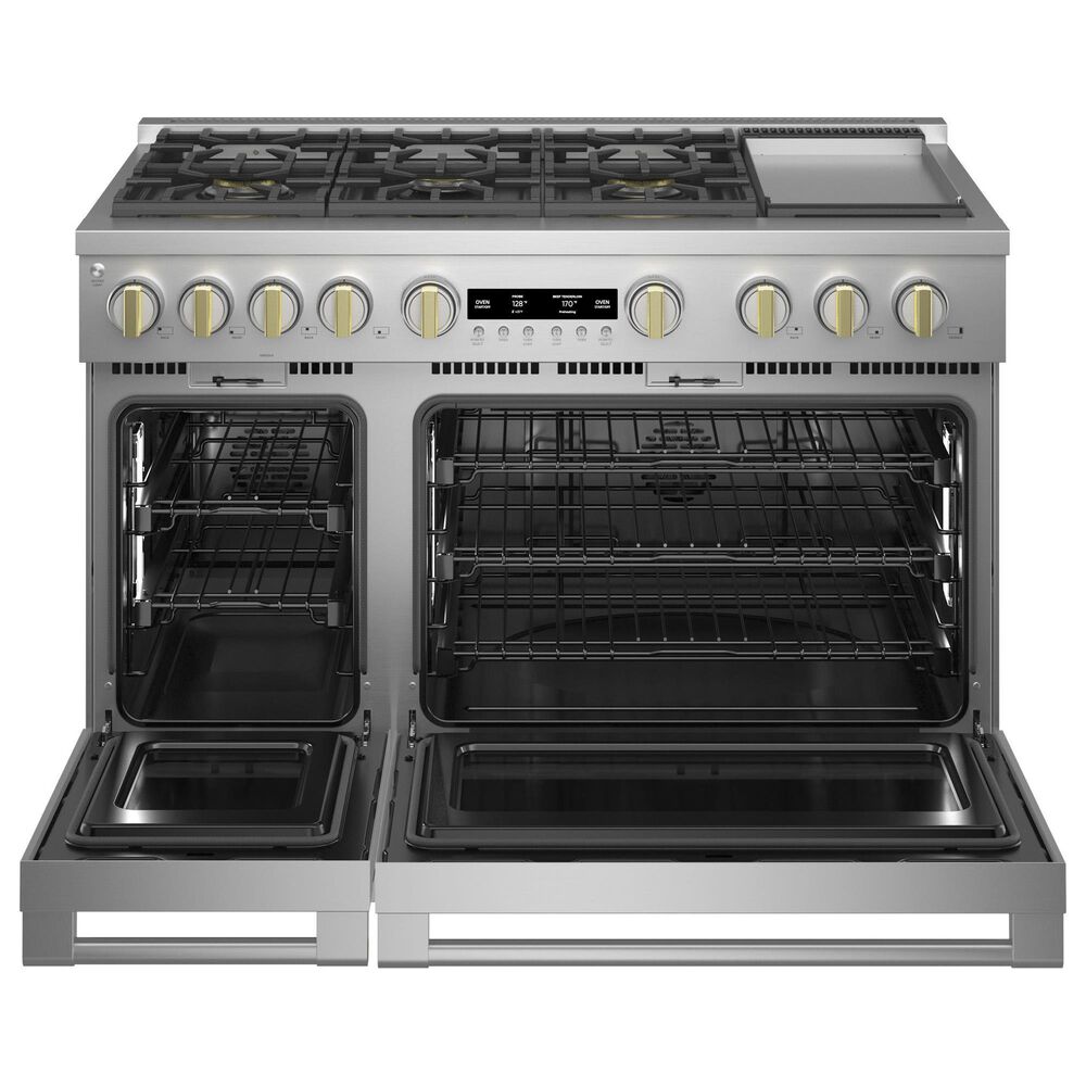 Monogram 48&quot; Dual-Fuel Professional Range with 6 Burners and Steam Clean in Stainless Steel, , large