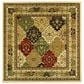 Safavieh Lyndhurst LNH221 8" Square Multicolor and Ivory Area Rug, , large