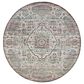 Safavieh Aria 6"6" Round Red and Creme Area Rug, , large