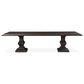 Home Trends & Design Nimes 120" Rectangular Dining Table in Vintage Brown - Table Only, , large