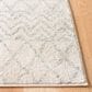 Safavieh Tulum TUL270A 2" x 11" Ivory and Grey Runner, , large