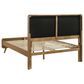 Pacific Landing Robyn California King Upholstered Platform Bed in Cool Biege and Light Ash, , large