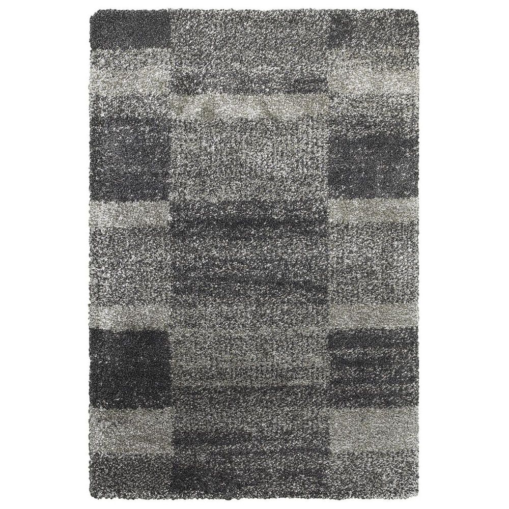 Oriental Weavers Henderson 531Z 9"10" x 12"10" Grey and Charcoal Area Rug, , large