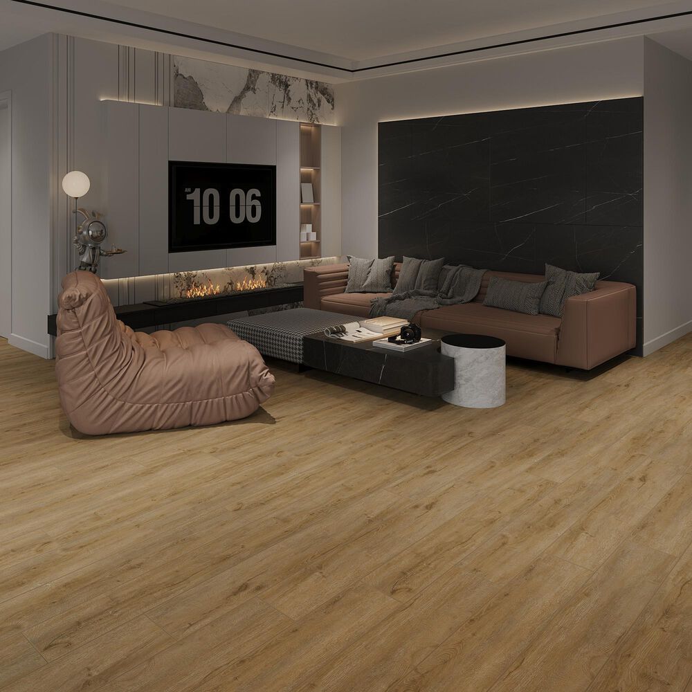 Create Flooring Performance Plus Crest Oak 7" x 48" Luxury Vinyl Plank, , large