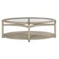 American Drew Solstice Oval Coffee Table in Soft Beige, , large