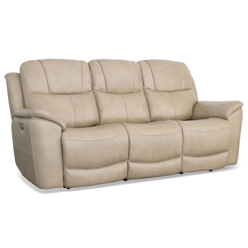 Flexsteel Crew 3-Piece Power Reclining Living Room Set in Pebble, , large
