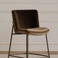 Moe"s Home Collection Early Counter Stool with Faux Green Mohair Upholstery in Blackened Bronze, , large