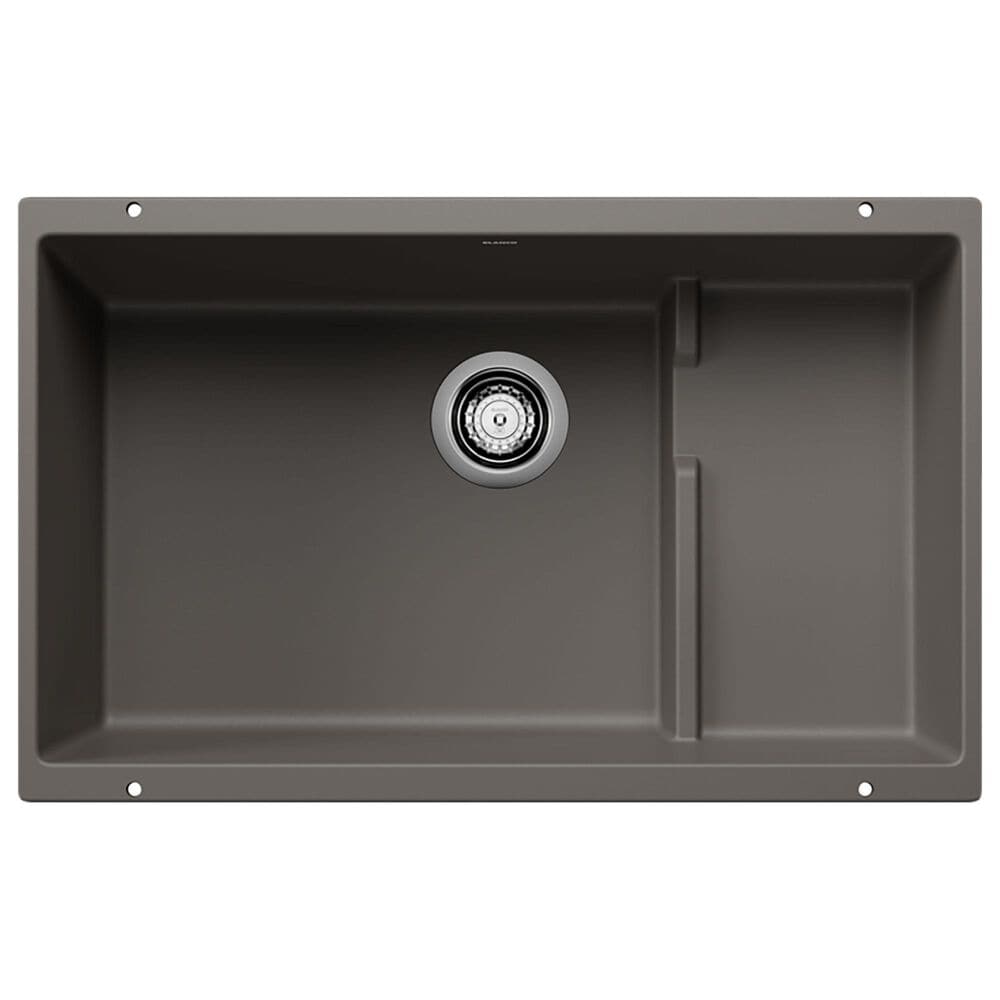 Blanco Precis 29" Cascade Super Single Bowl Kitchen Sink in Volcano Gray, , large