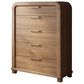 Urban Home 5-Drawer Chest in Brown, , large