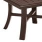 Tropitone Banchetto 24" Square Patio Tea Table in Rich Earth, , large