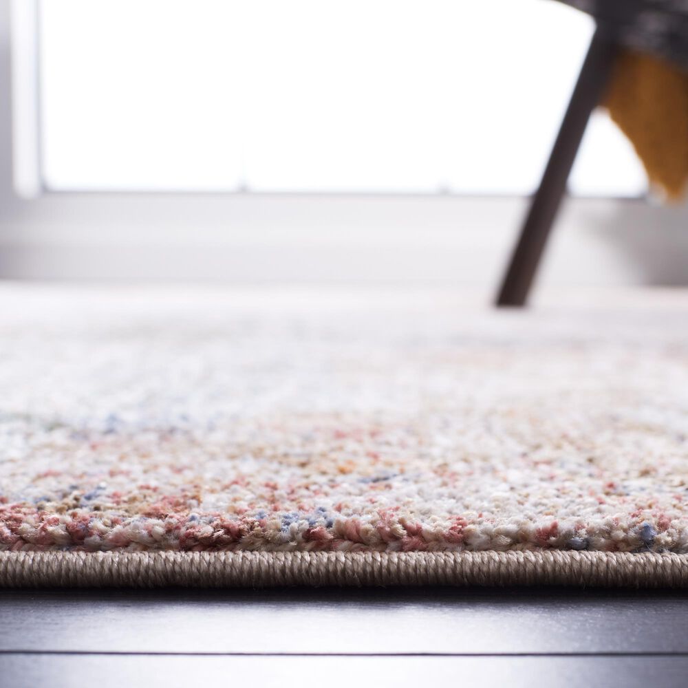 Safavieh Jasmine JSM334 2&#39;2&quot; x 9&#39; Ivory and Blue Runner, , large