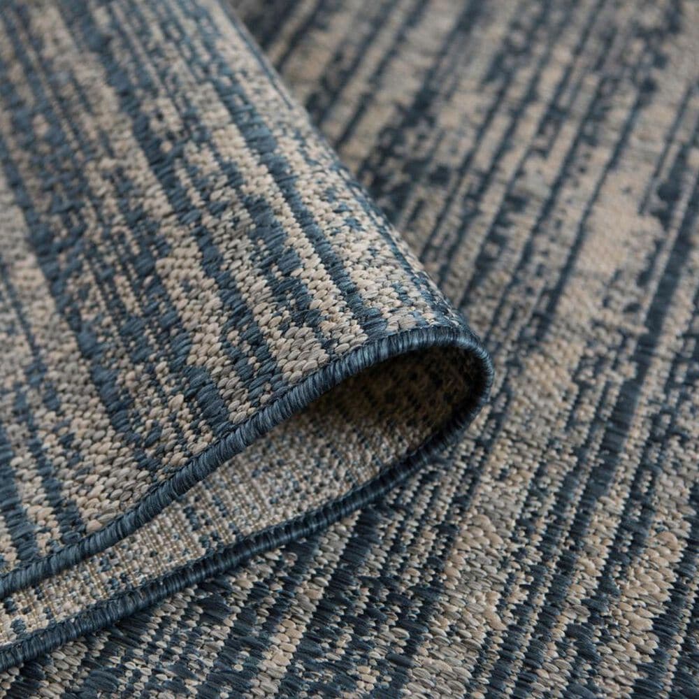 Amer Rugs Maryland Striped 6&#39;6&quot; x 9&#39;10&quot; Blue Area Rug, , large