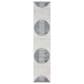 Nourison Astra Machine Washable ASW03 2"2" x 12" Ivory and Blue Runner, , large