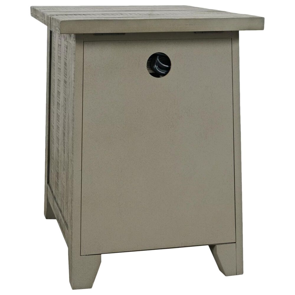 Waltham Telluride Chairside Table in Driftwood, , large