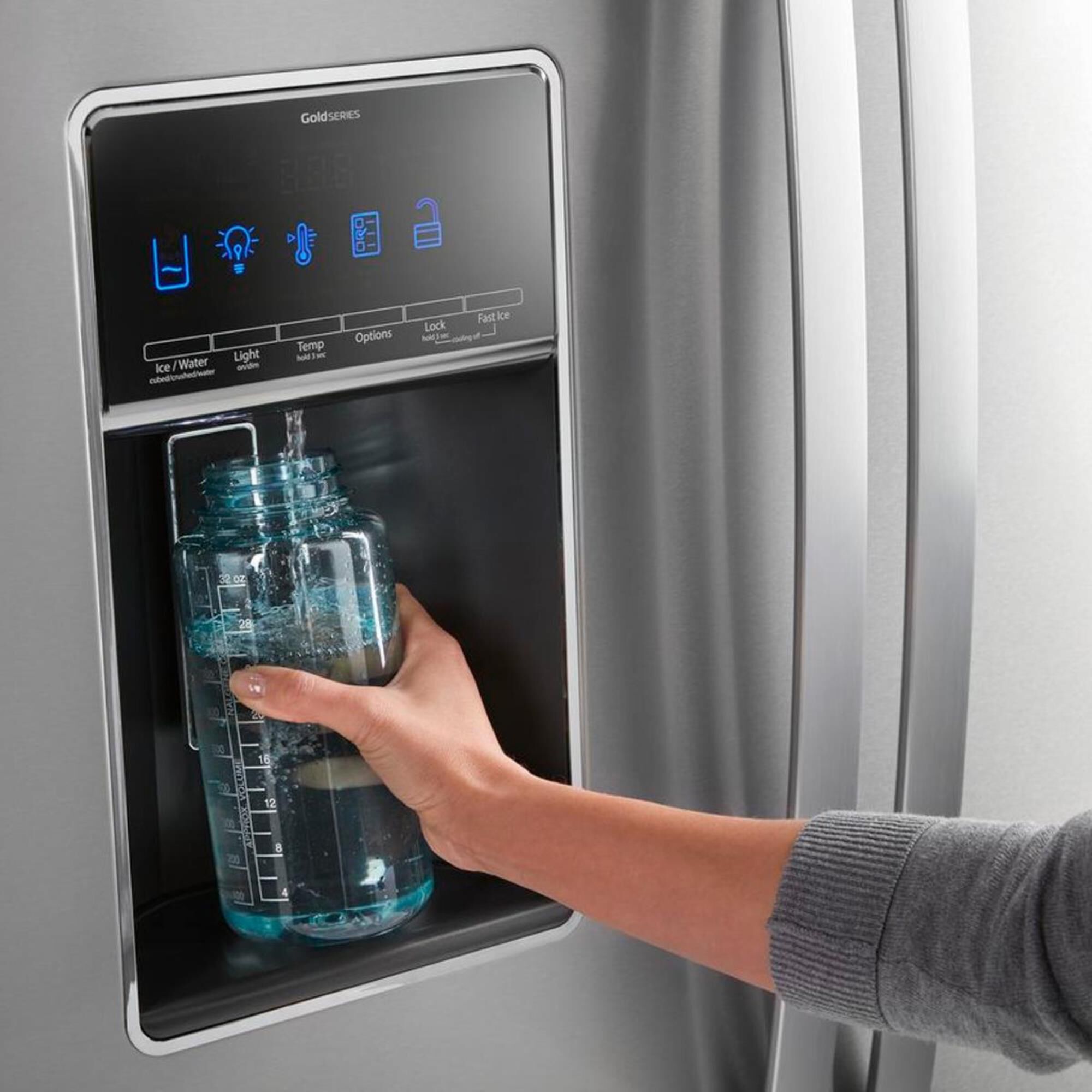 whirlpool 27 cubic foot refrigerator