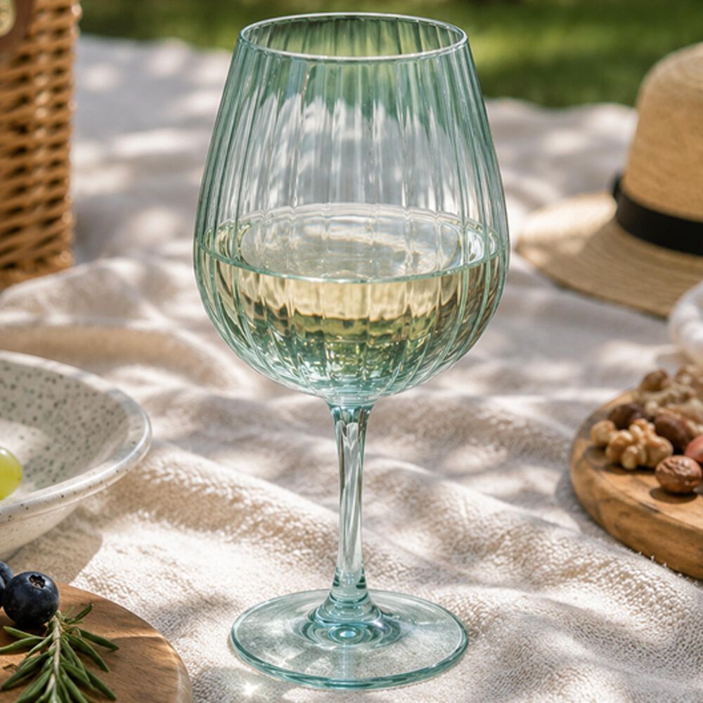 LeadingWare Linea 24 Oz Wine Glass in Green, , large