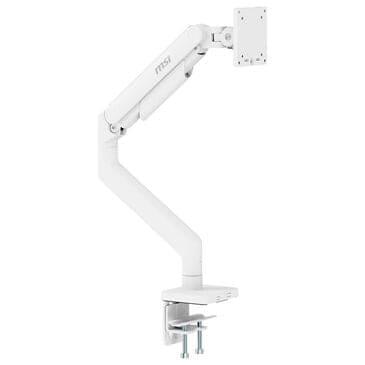 MSI Single-Arm Monitor Mount for 17 to 49" Displays in Matte White, , large