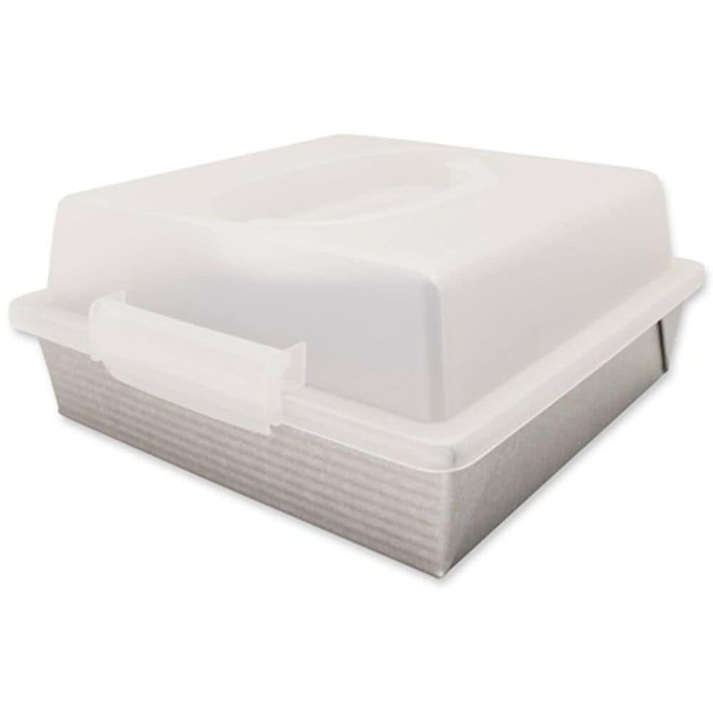 USA PAN 9 Inch Square Cake Pan and Lid, , large