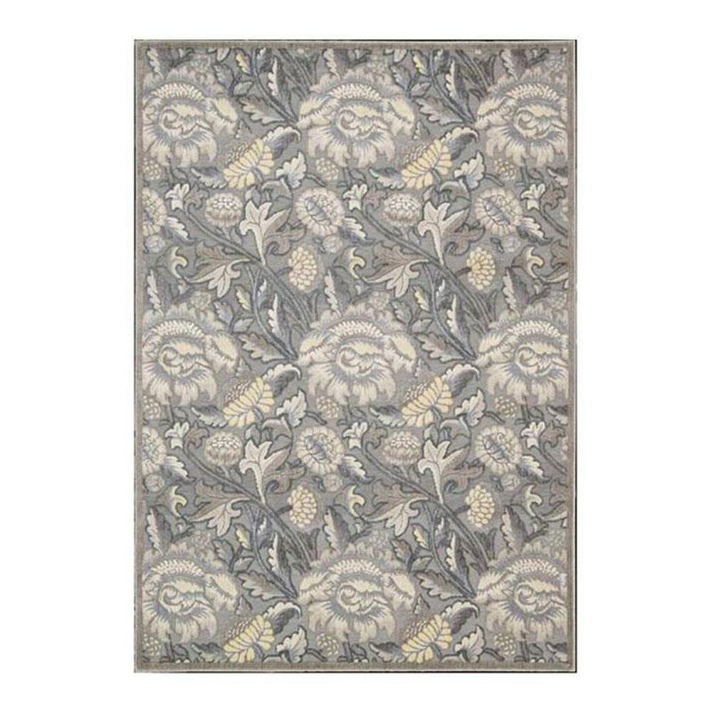 Nourison Graphic Illusions GIL10 7'9" x 10'10" Grey Area Rug, , large