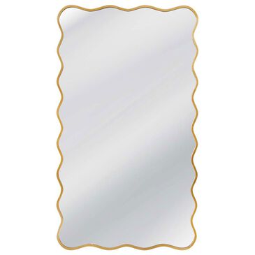 Bassett Mirror Company Freya Floor Mirror in Antique Gold Leaf, , large