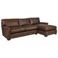 Fulton Home Sun Valley 2-Piece Leather Sectional in Telluride Chestnut, , large